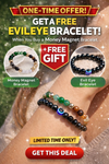 Money Magnet Bracelet + Evil Eye Bracelet Combo
