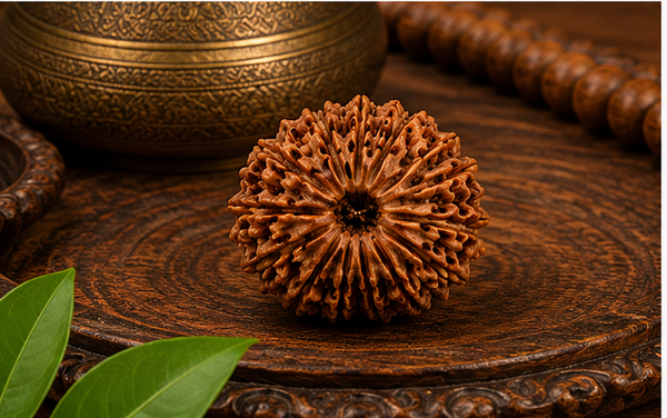 17 Mukhi Rudraksha (Nepali)- Big size with X-ray report
