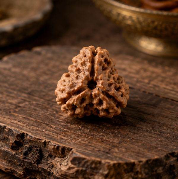 3 Mukhi Rudraksha (Nepali)- Big size with X-ray report