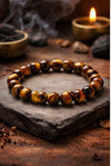 🐅 Tiger Eye Bracelet – Natural Protection & Confidence Stone | Premium Quality
